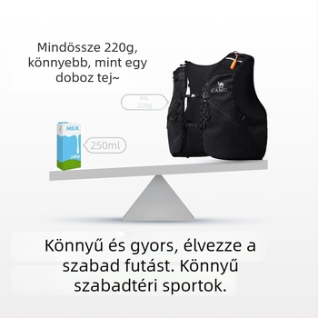 Camel Marathon mellény hidratációs hátizsákkal kültéri túrákhoz, hegymászáshoz és futáshoz