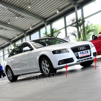 Audi A4L B8 (2009–2012) ködfényszóró keret és fedél, első lökhárító alsó bal és jobb rács