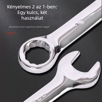 14 részes dugókulcs készlet vászon táskában, króm-vanádium acélból