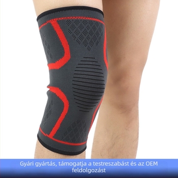 Kültéri sportokra készült, kötött nylon térdvédők, vékony, légáteresztő, csúszásmentes, ideális túrázáshoz, biciklizéshez és futáshoz.