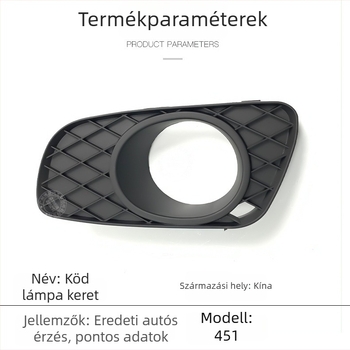 Smart 451 elülső ködfényszóró keret és rács 4518260118 A4518260218