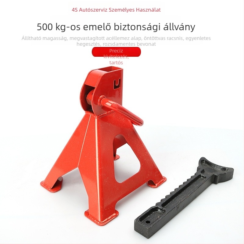 Nagy teherbírású autóemelő állvány, 3–6 tonnás kapacitás, biztonsági tartókeret