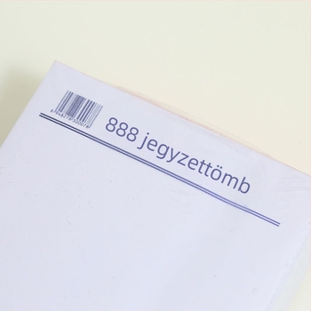888 Jegyzetfüzet téphető lapokkal