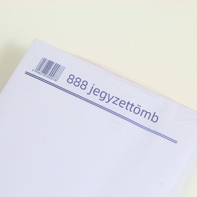 888 Jegyzetfüzet téphető lapokkal