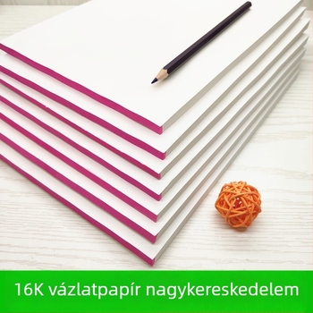 Ragasztóval kötött gyakorló vázlatpapír készlet, diákok számítási vázlatfüzete, fehér irodai papír, praktikus jegyzetek