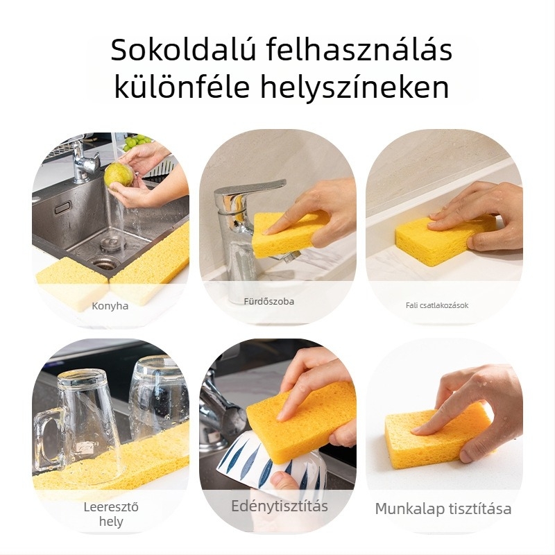 Új, hosszú nedvszívó szalag cellulóz-pamuból, rajzfilmstílusban, mosogató és konyhai pult mellé.