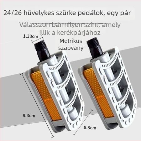 Univerzális pedálok kerékpárokhoz: összecsukható, egysebességes, fix gear és terepkerékpárokhoz