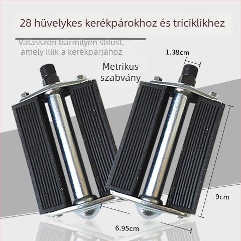 Univerzális pedálok kerékpárokhoz: összecsukható, egysebességes, fix gear és terepkerékpárokhoz