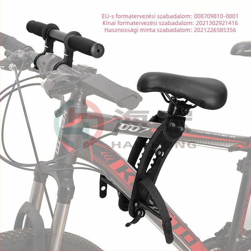 Új előre szerelhető gyerekülés mountain bike-hez, gyorskioldóval