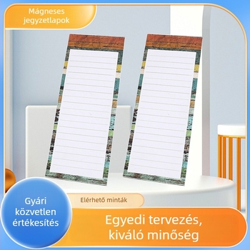 Kreatív mágneses jegyzetfüzet tanuláshoz retro stílusban – téphető jegyzetek üzenetküldéshez