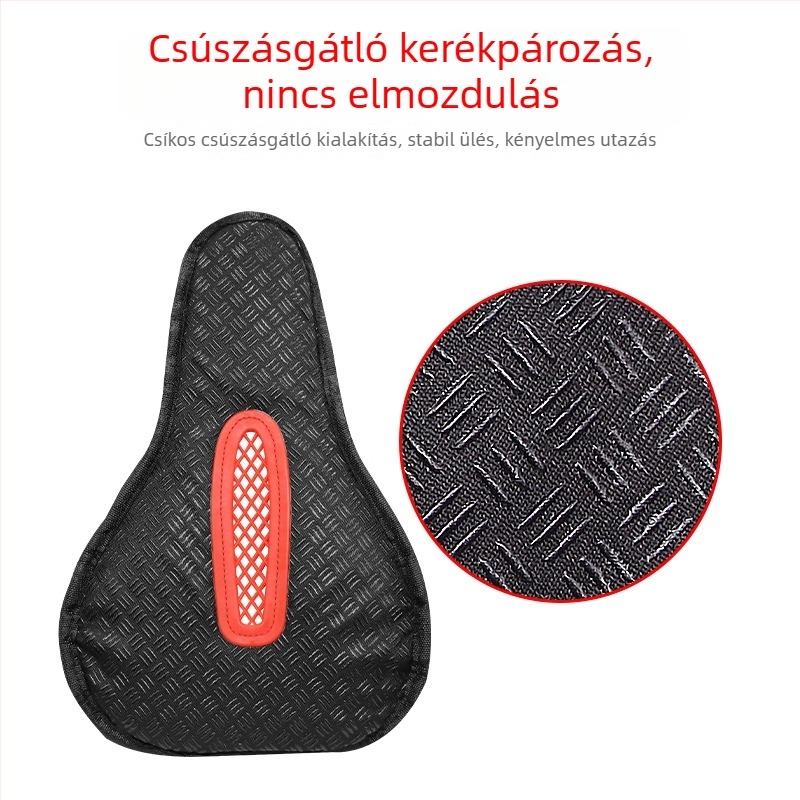 Vízálló szilikon nyeregfedél hegymászó kerékpárhoz, csúszásmentes, vastagított, gyorskioldóval