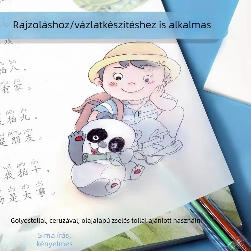 Extra-nagy átlátszó ragasztós jegyzetek tanuláshoz – vízálló, minimalist papír, kiemelés kulcspontokra és téves válaszokra
