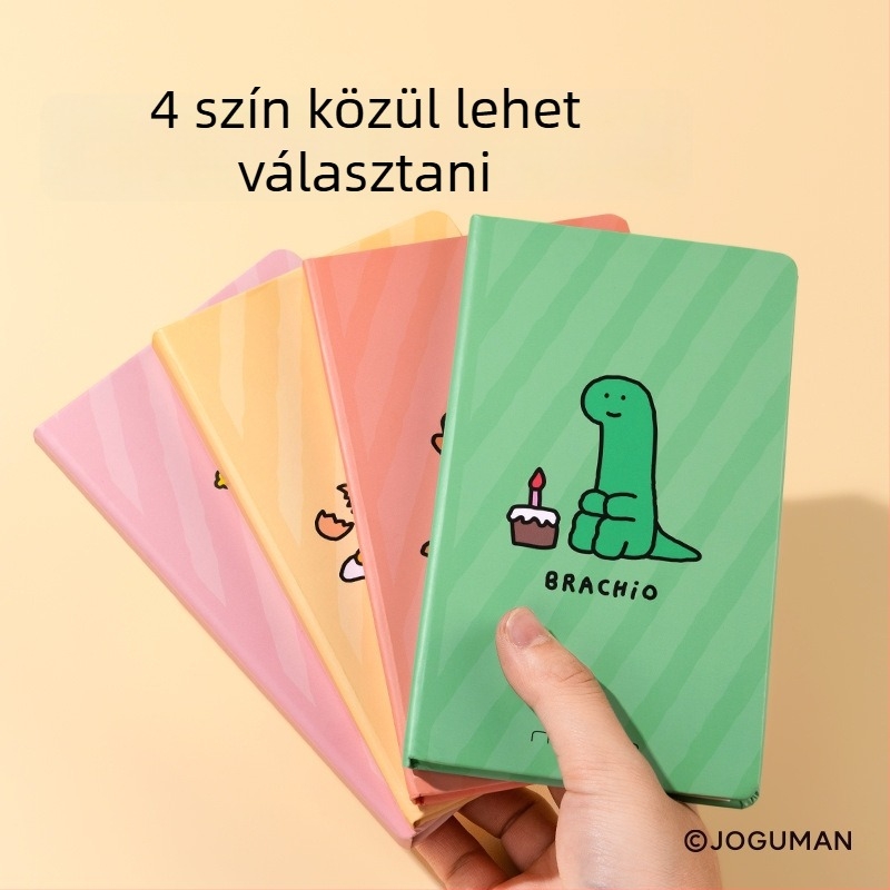 Deli Qiaoguman közös kiadású kemény kötésű zsebfüzet aranyos karikatúra mintával