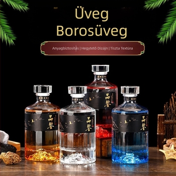 Üres borosüveg, 0.5 kg, esküvői stílus