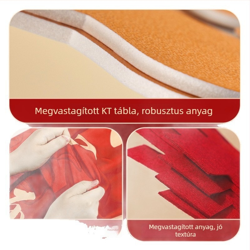 3D Kettős Boldogság KT Táblán – Padlón álló Esküvői Dekoráció