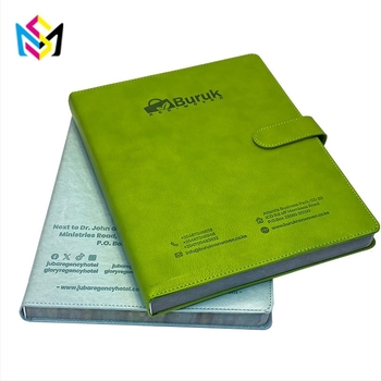 Testreszabható PU bőr üzleti notebook, tervező és értekezlet jegyzetfüzet