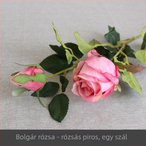 Mesterséges selyemrózsa, európai stílusú retro dizájn, otthoni és esküvői dekoráció