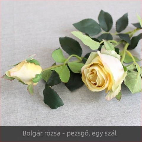 Mesterséges selyemrózsa, európai stílusú retro dizájn, otthoni és esküvői dekoráció