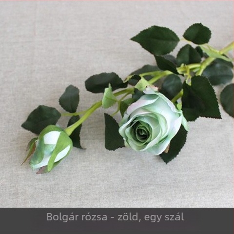 Mesterséges selyemrózsa, európai stílusú retro dizájn, otthoni és esküvői dekoráció