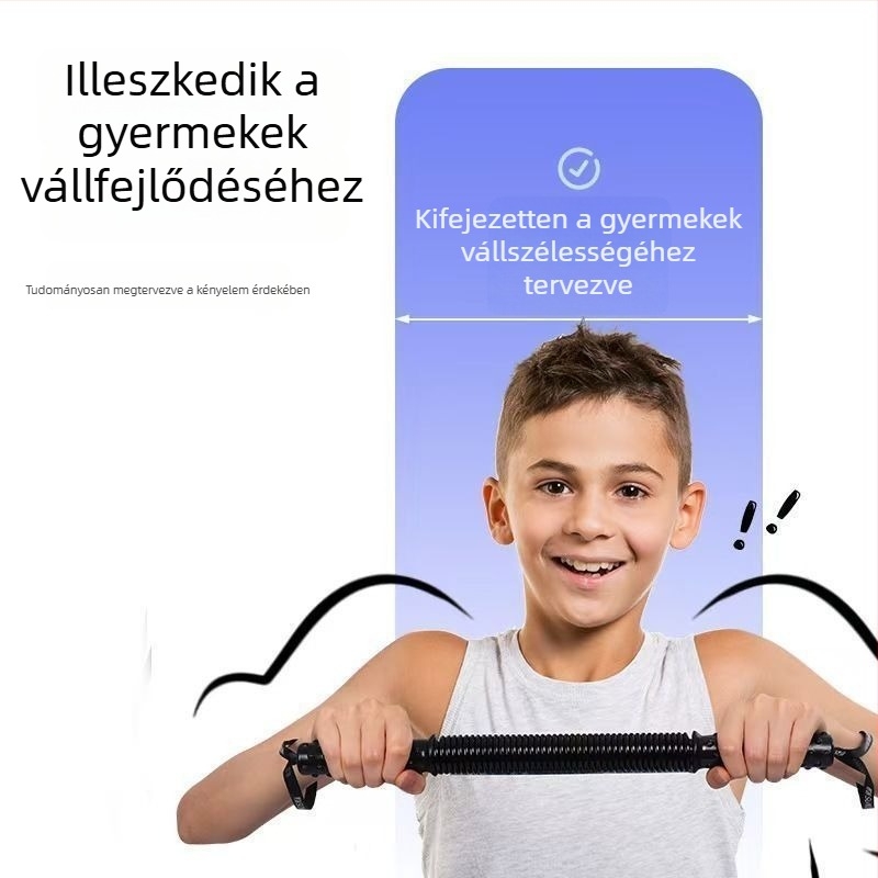 Gyerekeknek szánt karerő-fejlesztő eszköz, 6-12 éveseknek, 5-20 kg ellenállás