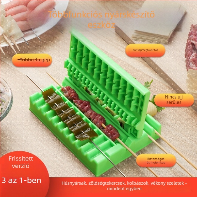 Többfunkciós gyors nyárs eszköz otthoni étkezésekhez és szabadtéri grillhez