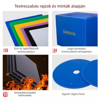5 mm vastag fehér PP üreges lemez, megerősített hullámlemez babakocsihoz, műanyag elválasztó