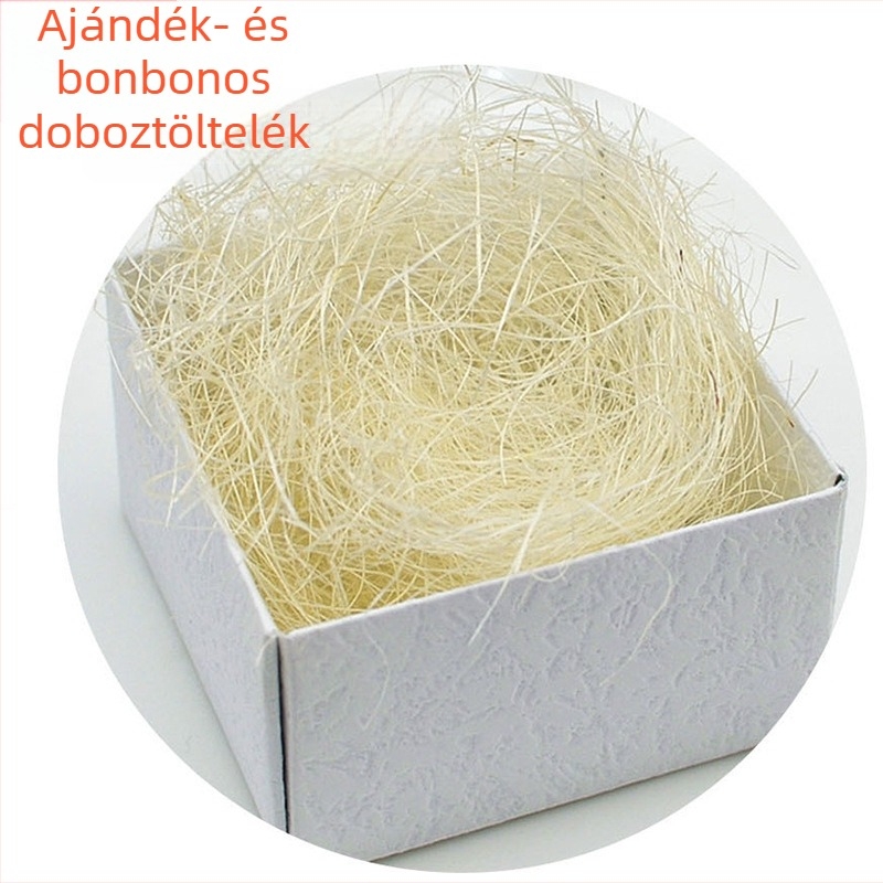 Egyedi 1 kg természetes raffia töltőanyag ajándékdoboz díszítéséhez, színes