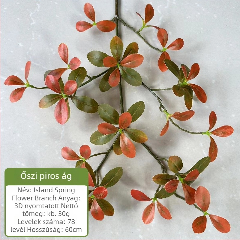 Island Spring Flower No. 1 Művirágos, függő növény sok levéllel otthoni dekorációhoz