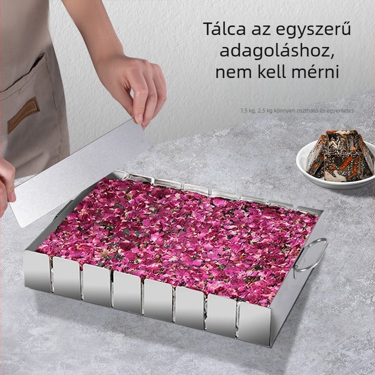 Szamárbőrzselatin tortakészítő eszközök és formák készlet, teljes kézi készlet edénnyel, hűtő- és formázó lemezzel