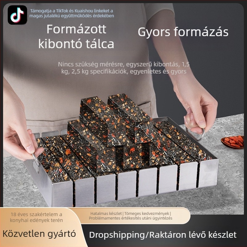 Szamárbőrzselatin tortakészítő eszközök és formák készlet, teljes kézi készlet edénnyel, hűtő- és formázó lemezzel