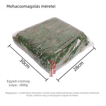 Mesterséges moha és fűtakaró vitrinekhez, növények díszítésére