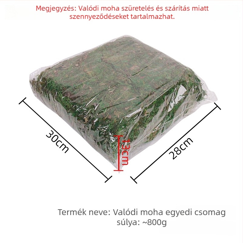 Mesterséges moha és fűtakaró vitrinekhez, növények díszítésére