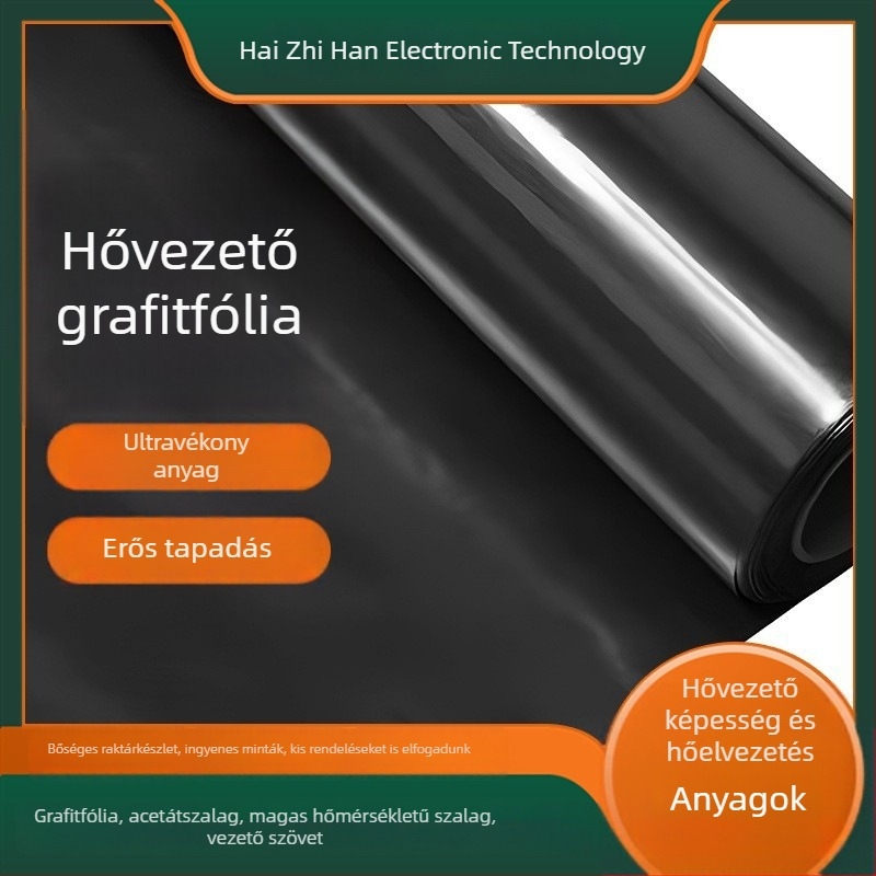Grafén hőelvezető film LED-alkalmazásokhoz, grafitlap magas hővezető képességgel, szintetikus grafitfilm