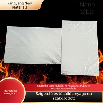 Mikroporózus nano szigetelőlap kályhákhoz, nagy tűzállóság, zajcsökkentés és alacsony hővezetés