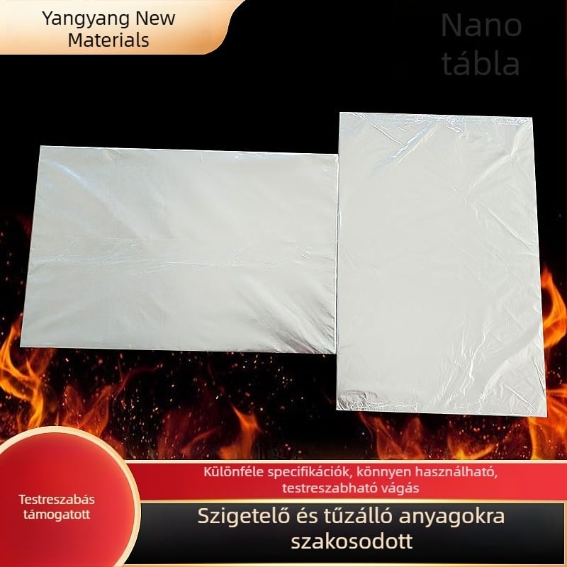 Mikroporózus nano szigetelőlap kályhákhoz, nagy tűzállóság, zajcsökkentés és alacsony hővezetés