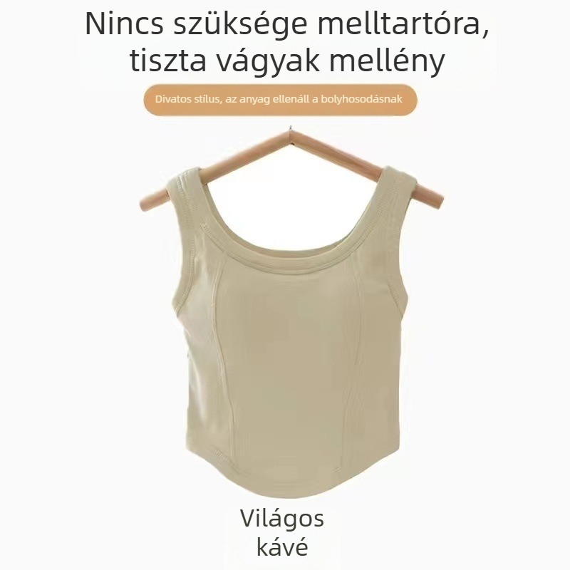 603 Varrat nélküli top széles pántokkal, sima hátsó rész, karcsúsított fazon belső és külső viselethez beépített kosarakkal
