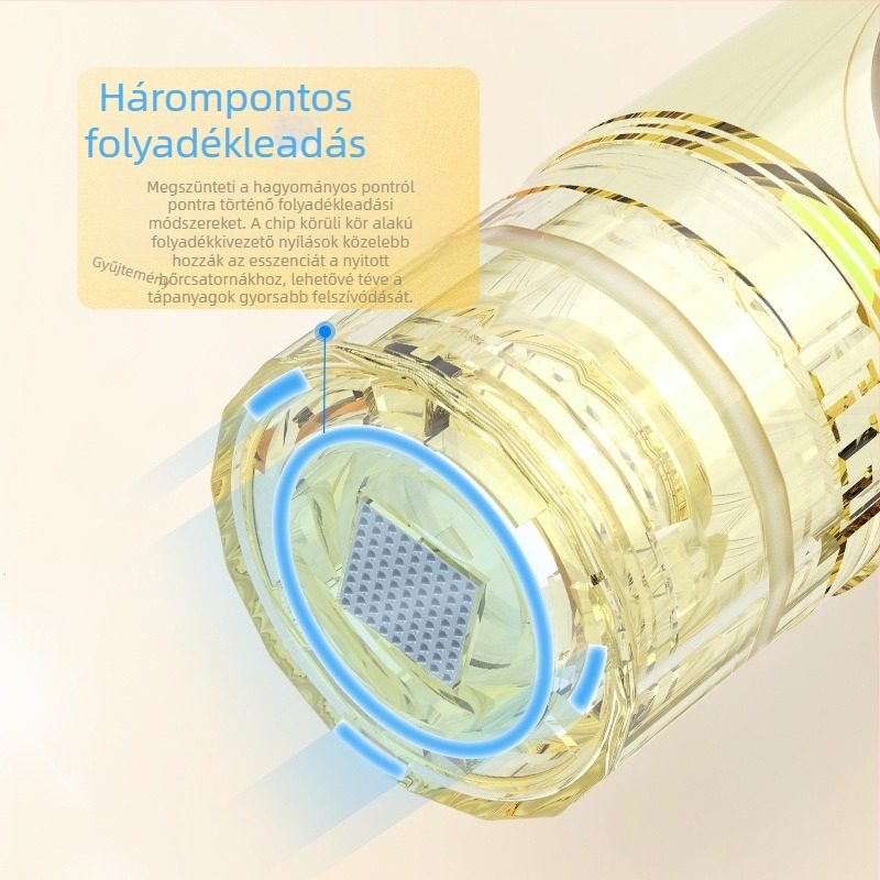 NH3 Új elektromos mikrokristályos chip bajonett-montázzsal és nano mikrokristály fejjel a szépségért – kör és négyzet alakú szilícium kristályok