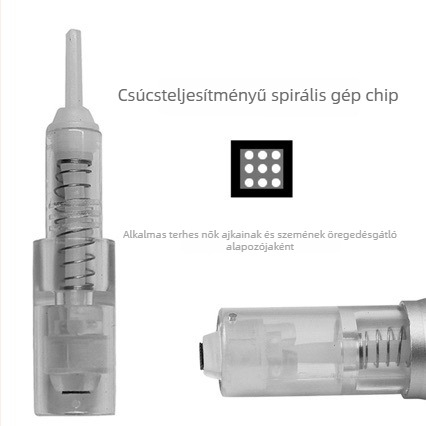 Cass egyedül használható tűpaneles készülék arc-mikro-tűzéshez — mikrospirális nano-chipek, MTS arckezelés