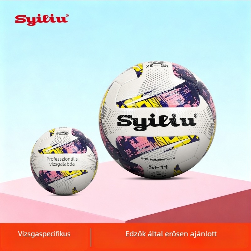 Syiliu PU futball-labda méret 5 fiataloknak és középiskolásoknak – edzés- és mérkőzéslabda