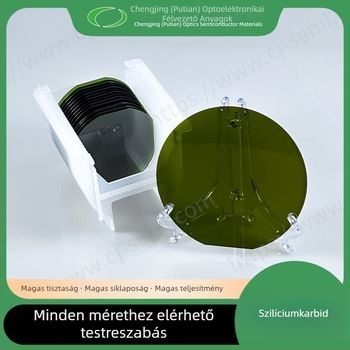 2 hüvelykes vezető 4H/N-típusú szilícium-karbid monokristályos wafer