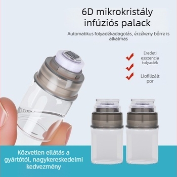 Nano mikrokristályos 6D chipes üveg a bőrápoláshoz, kiegészítők, fogyóanyagok, 5 ml kapacitás, importált