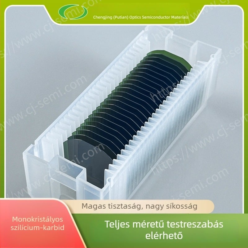 2 hüvelykes vezető SiC 4H/N-típusú monokristályos wafer