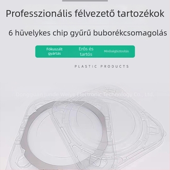 6 hüvelykes wafer blister doboz antistatikus PET kerettel