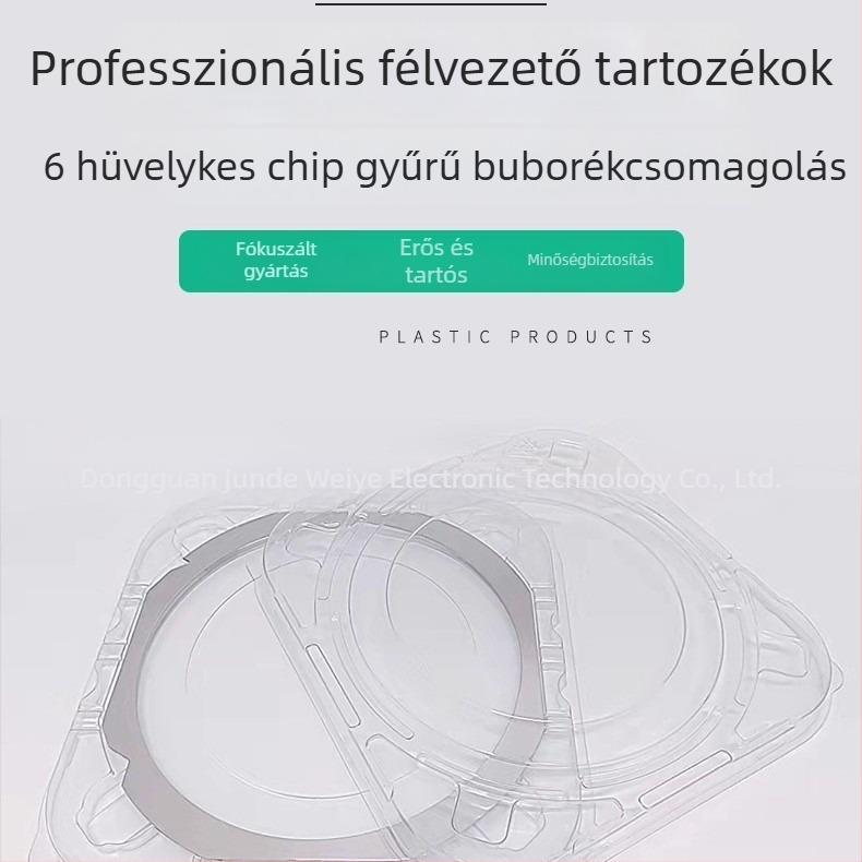 6 hüvelykes wafer blister doboz antistatikus PET kerettel