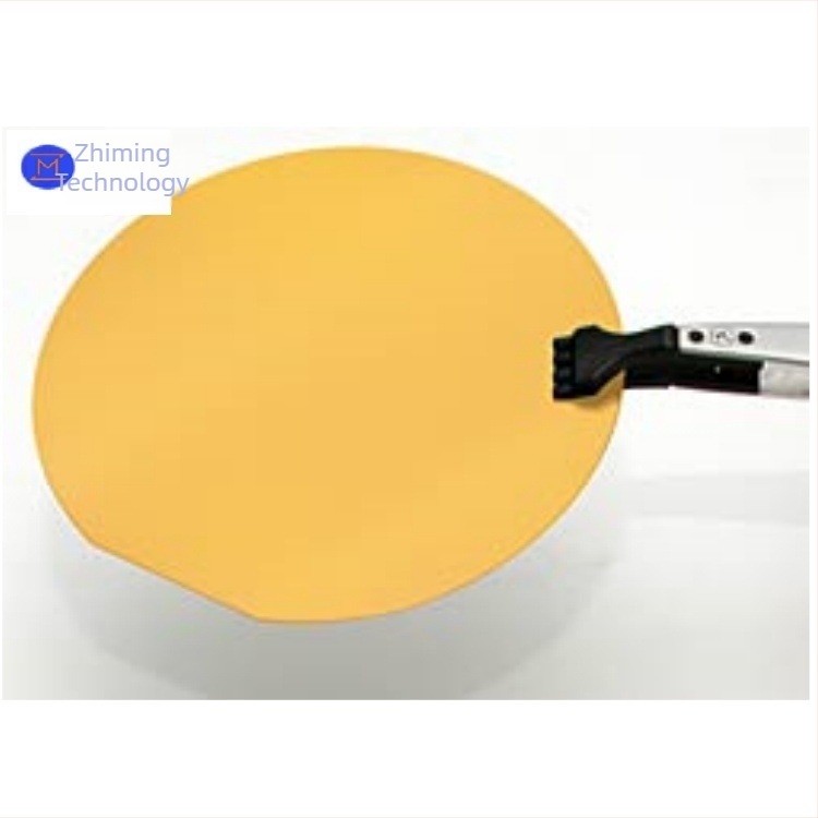 Au/Cr/Si epitaxiális wafer-substrát kiváló vezetőképességgel mikroelektronikai eszközökhöz