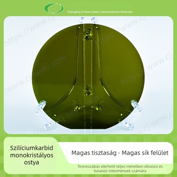 4 hüvelykes SiC monokristályos wafer, 4H/N típusú vezető