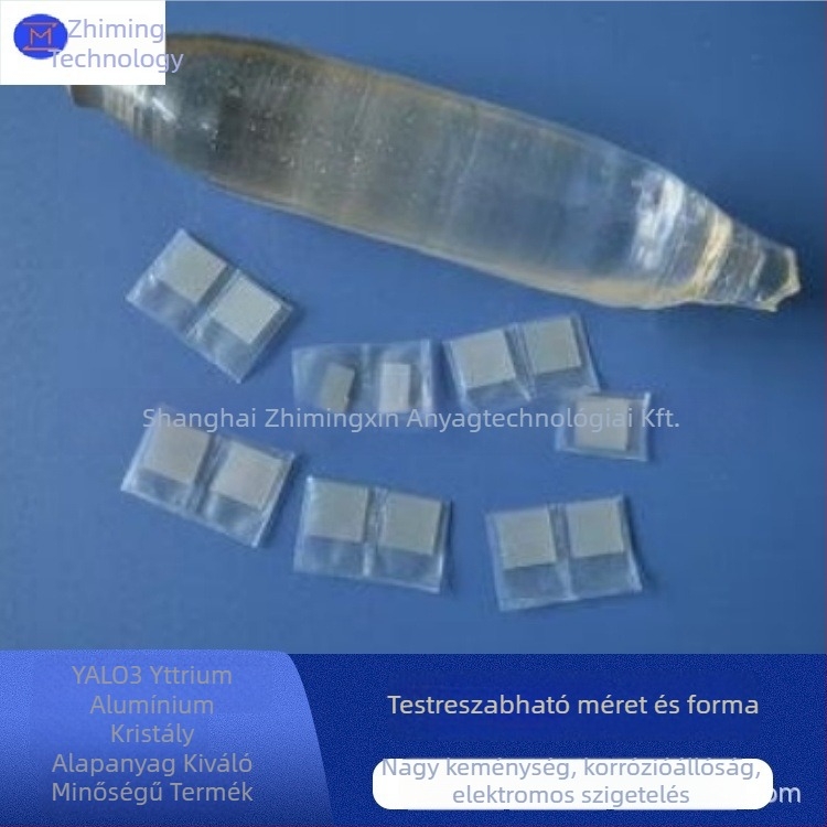 YAlO3 itrium–alumínium wafer aljzat, elektromos szigetelés, fluoreszcens lámpákhoz, méretek és formák testreszabhatóak