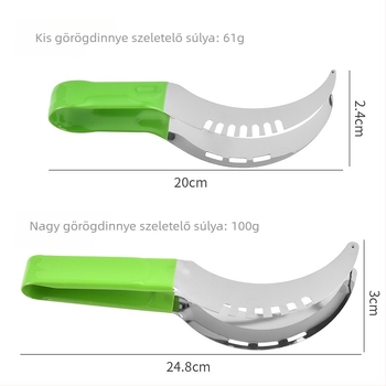 Rozsdamentes acél dinnyevágó és gyümölcselválasztó