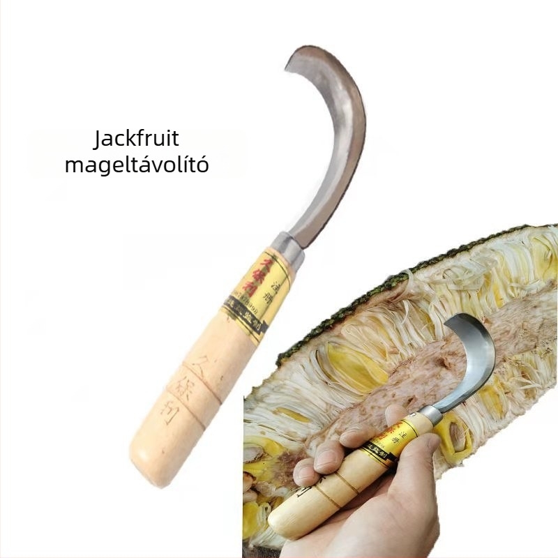 Ívelt jackfruit magkivágó kés