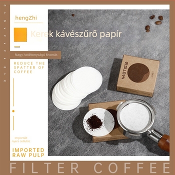 Kerek kávéfilterpapírok, 100 db, pour-overhez, vietnámi kávéfőzőhöz, hideg driphez, Aeropress és moka pot